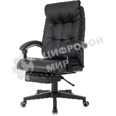 Кресло Бюрократ CH-824MSG-BF черный, экокожа