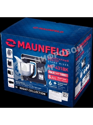 Миксер планетарный Maunfeld MF-431BK