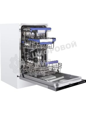 Встраиваемая посудомоечная машина Maunfeld MLP45230, белый, 44.8 см, 10 компл., 47 дБ, класс A++