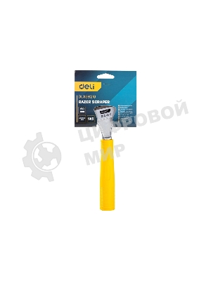 Скребок Deli DL359210 210мм Лезвие SK5, режущая головка из алюминиевого сплава, ручка из полипропилена. Ширина лезвия: 14 мм. Толщина лезвия: 0,5 мм.