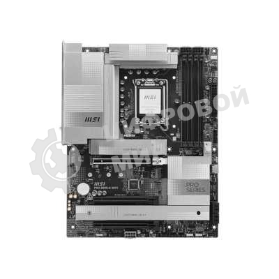 Материнская плата MSI PRO Z890-A WIFI, LGA 1851, Intel Z890, 4xDDR5, 4xSATA, 4xM.2, 1xPCIe 5.0 x16, 2xPCIe 4.0 x4, 1xHDMI, 2xUSB-C Thunderbolt 4, 1xUSB-C 3.2 Gen 2, 3xUSB-A 3.2 Gen 2, 4xUSB-A 3.2 Gen 1, 1x 5Gb LAN, 2x3.5 мм, 7.1, ATX