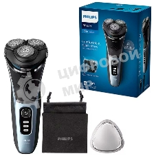 Электробритва Philips S3243/12 черный/голубой