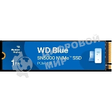Накопитель SSD Western Digital WD Blue SN5000, 1Tb, PCIe 4.0 x4, M.2 2280, NVMe, R/W 5150/4900