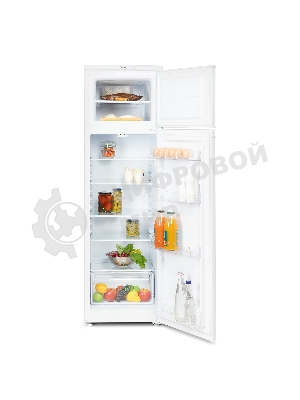 Холодильник Бирюса 424 белый двухкамерный 170/35л морозилка сверху