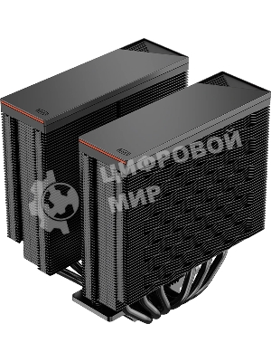 Устройство охлаждения (кулер) PcCooler RZ620 BK Soc-AM5/AM4/1151/1200/2066/1700 черный 4-pin 32dB Al+Cu 270W Ret (R7-Z622WBKNNX-GL)