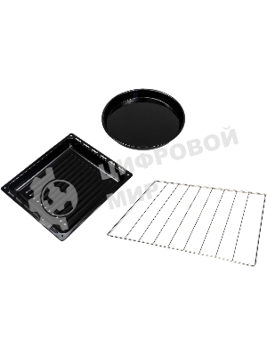 Мини-печь Kraft KF-MO3801BL, черный, 38 л.