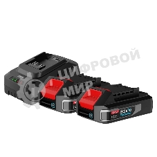 Набор аккумулятор и зарядное устройство Deli DE-CM20A2E (2АКБ 20V 2А*ч + ЗУ 2A, 20V)