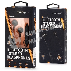 Беспроводные/проводные наушники Crown CMBH-5098 черный, полноразмерные, Bluetooth + проводной, складная конструкция, до 12 ч