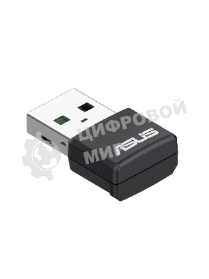 Роутер ASUS USB-AX55 NANO 90IG06X0-MO0B00 WI-FI 802.11ax/ac/a/g/n, 400 + 867 Mbps USB 3.0 Adapter + 2 антенны