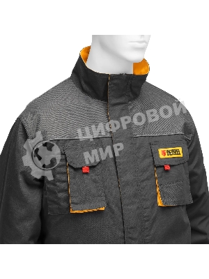 Куртка профессиональная рабочая Denzel 65% полиэстер 35% хлопок, XXL