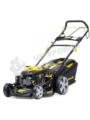 Газонокосилка Champion LM4627 (2,6кВт привод травосб.60л. шир.460мм 25-75мм 31,6кг 3в1)(Газонокосилка самоходная, Объем двигателя 139 см3, вес без травосборника 31,6 кг, Объем топливного бака 1,0 л, Мощность 2,6/3,5 кВт/л.с., объем травосборника 60 л, ширина среза 460 мм, высота среза 25-70 мм.)