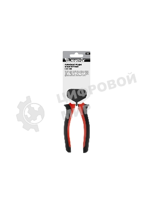 Длинногубцы Matrix black nickel 200 мм, изогнутые, двухкомпонентные рукоятки