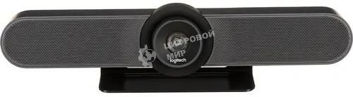 Веб-камера Logitech MeetUp, 8Mpix (3840x2160), USB3.0 с микрофоном, черный