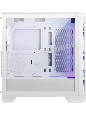 Компьютерный корпус MSI MAG Forge 320R Airflow белый без БП ATX 4x120мм 2xUSB 3.0 audio bott PSU