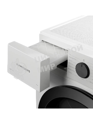 Сушильная машина Kuppersberg DM 593 W, High-Tech, загрузка 8 кг, 15 программ, тепловой насос, электронное кнопочное управление, корзина для сушки, блокировка от детей, энергоэффективность А++, белый