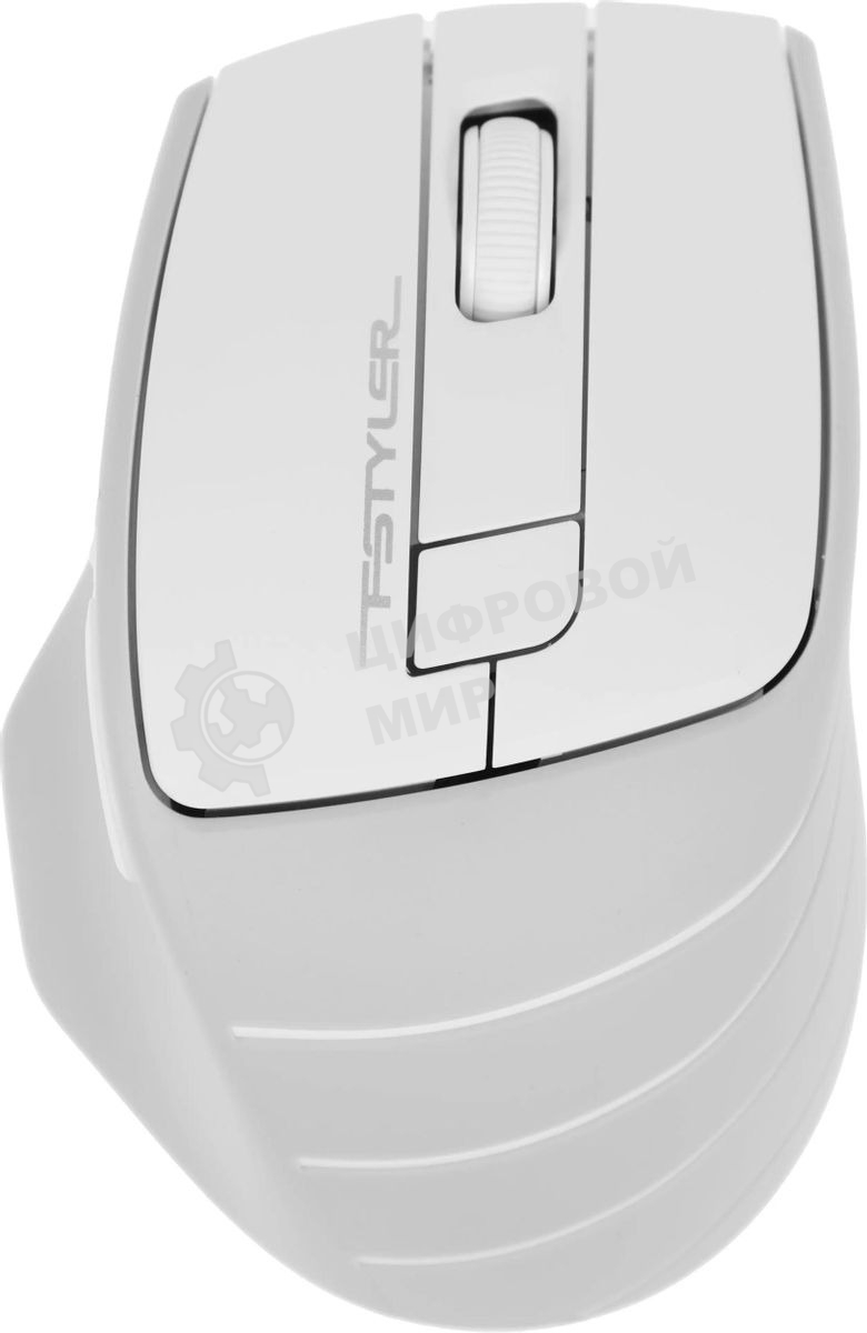 Мышь беспроводная A4Tech Fstyler FG30S белый/серый, 2000 dpi, радиоканал, USB, кнопки - 6