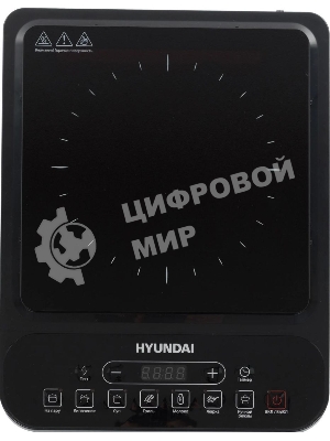 Плита настольная электрическая Hyundai HYC-0101 черный эмаль (настольная)