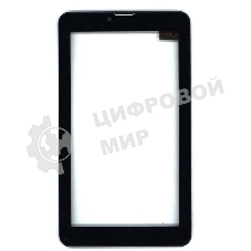 Сенсорное стекло (тачскрин) для Irbis TZ50/TZ52, черное с рамкой