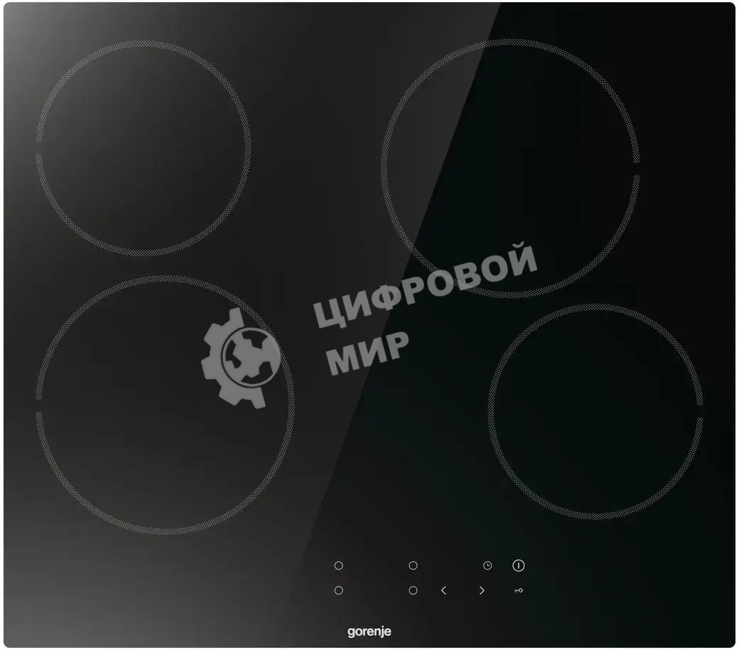 Электрическая варочная панель Gorenje ECT641BSCE Hi-Light, независимая, черный
