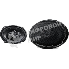 Колонки автомобильные Kenwood KFC-PS6986 600Вт 88дБ 4Ом 15x23см (6x9дюйм) (ком.:2кол.) коаксиальные четырехполосные