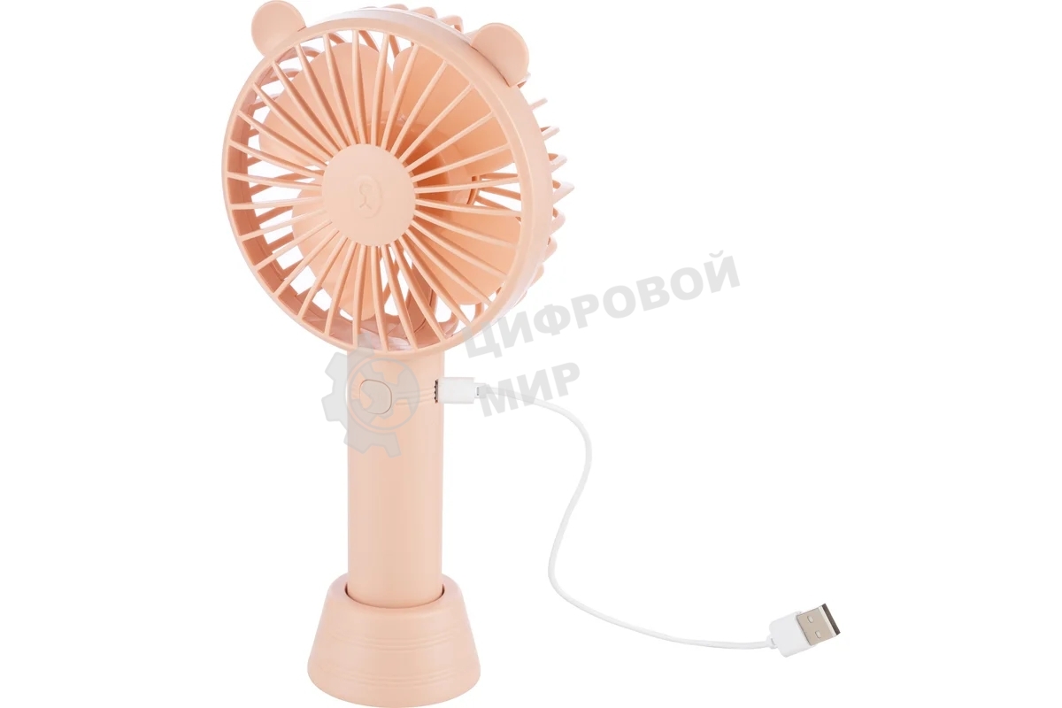 Вентилятор Energy EN-0610 USB (настольный, аккумулятор) розовый