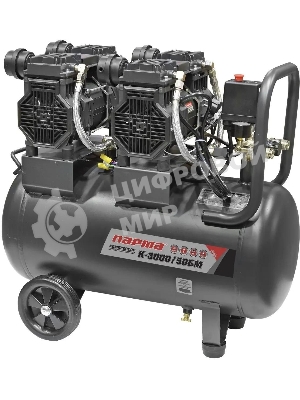 Компрессор поршневой Парма БМ K-3000/50БМ масляный 474л/мин 50л 3000Вт серый/черный