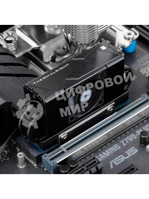 Радиатор для SSD Thermalright HR-10-2280-PRO-BL черный алюминий Ret