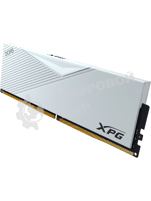 Оперативная память XPG Lancer, DDR5, 64GB (2x32GB), 6000MHz, CL30, DIMM, с радиаторами, белый