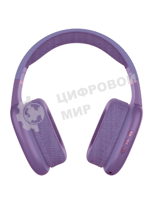 Беспроводные/проводные наушники QUMO Sense BT 0085 фиолетовый, накладные, Bluetooth + проводной, до 10 ч