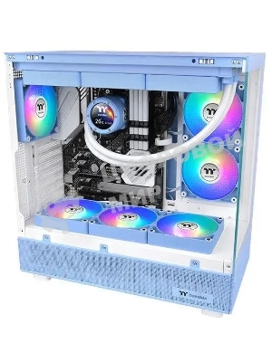 Вентилятор для корпуса Thermaltake CT120 Sync Hydrangea Reverse ARGb 120х120x25 голубой 4-pin 31.2дБ (упак.:2шт) (CL-F200-PL12BU-A) Ret