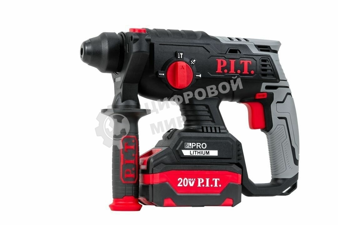 Перфоратор P.I.T. PBH20H-22B/2 патрон:SDS-plus уд.:1.8Дж аккум. (кейс в комплекте)