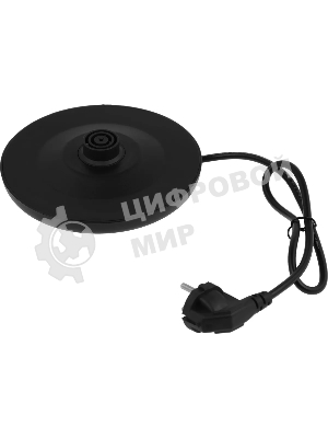 Чайник электрический SUPRA KES-1824 1.8 л, 1500 Вт, серебристый/черный (корпус: нержавеющая сталь)