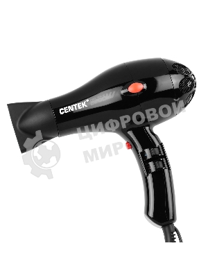 Фен Centek CT-2221 Professional черный, 2200 Вт