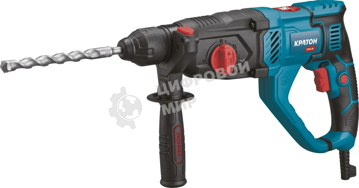 Перфоратор Кратон RHE-1200-26 SDS-plus уд.:3Дж 1200Вт (кейс в комплекте)