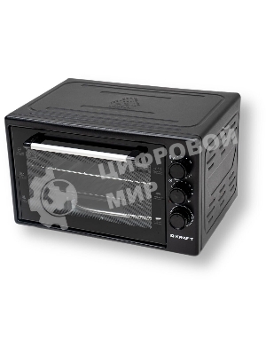 Мини-печь Kraft KF-MO3801BL, черный, 38 л.
