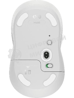 Мышь беспроводная Logitech Signature M650 белый, 4000 dpi, радиоканал, Bluetooth, USB, кнопки - 5