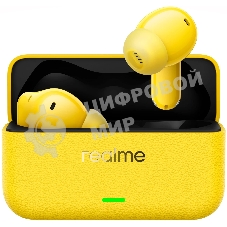 Наушники TWS Realme Buds T500 Pro желтый, внутриканальные, Bluetooth, активное шумоподавление, до 56 ч
