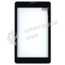 Сенсорное стекло (тачскрин) для Irbis TZ730, черное с рамкой