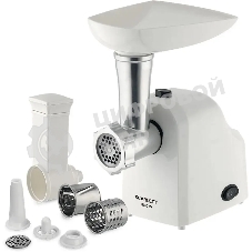 Мясорубка электрическая Scarlett SC-MG45M20 белый, 1800 Вт, 2.0 кг/мин, реверс, защита от перегрузки, насадки - 6