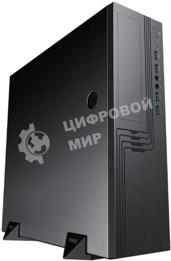 Компьютерный корпус Slim Case Powerman EL555 черный PM-300ATX 2хUSB 3.0+2хUSB 2.0,HD,Audio mATX, miniATX