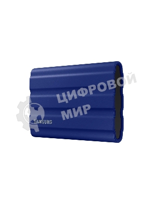Внешний SSD Samsung T7 Shield, 1TB, USB 3.2 Gen 2 Type-C, R/W 1050/1000, синий