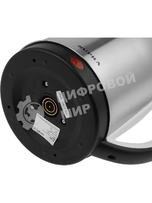 Чайник электрический SUPRA KES-1824 1.8 л, 1500 Вт, серебристый/черный (корпус: нержавеющая сталь)