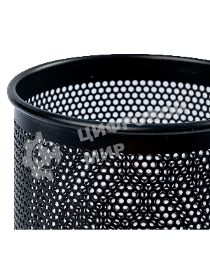 Подставка Deli E909 для письменных принадлежностей, черный, металл, сетка