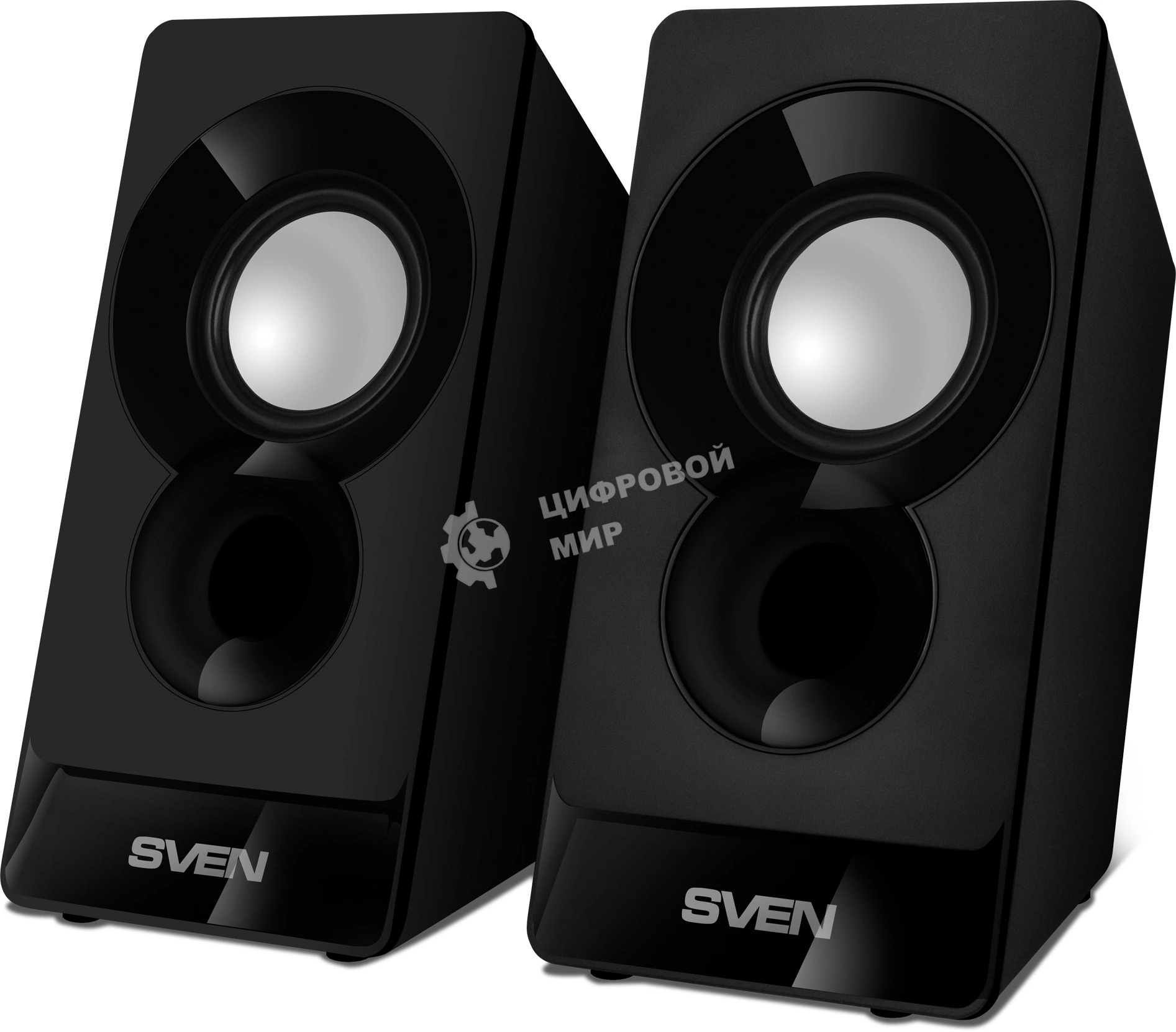Акустическая система SVEN 300 2.0 черный 6Вт