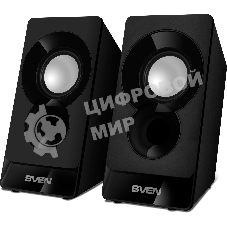 Акустическая система SVEN 300 2.0 черный 6Вт