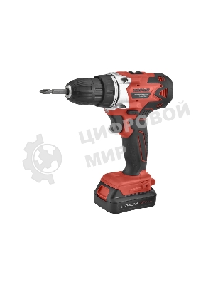 Дрель-шуруповерт Парма ДША-02-1312/2Li, 12 В, 1.3 Ач, 22 Нм, щеточный