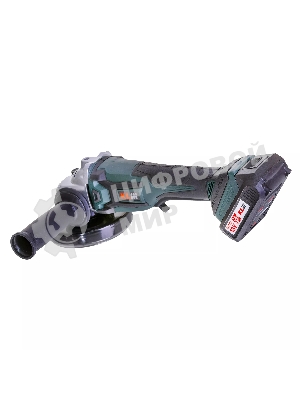 Угловая шлифовальная машина бесщеточная (болгарка) аккумуляторная KLPRO KLAT18B-20 (18В, Li-ion-2шт, 2.0Ач, 115мм, М14, 8500 об/мин З/У,сумка)