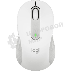 Мышь беспроводная Logitech Signature M650 белый, 4000 dpi, радиоканал, Bluetooth, USB, кнопки - 5