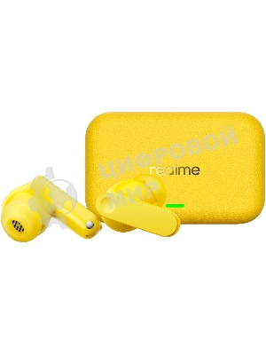 Наушники TWS Realme Buds T500 Pro желтый, внутриканальные, Bluetooth, активное шумоподавление, до 56 ч