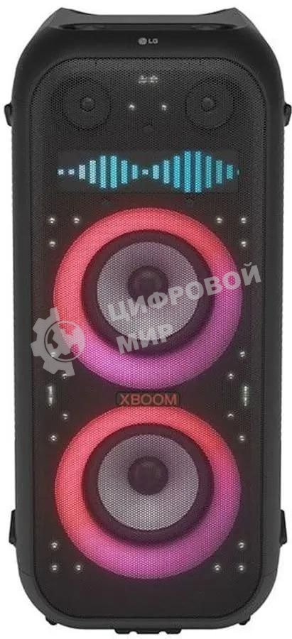 Минисистема LG XBOOM XL9T черный/красный 1000Вт USB BT